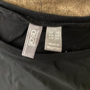 Two 26 plus sized shirts with ruffles from ASOS Curve.